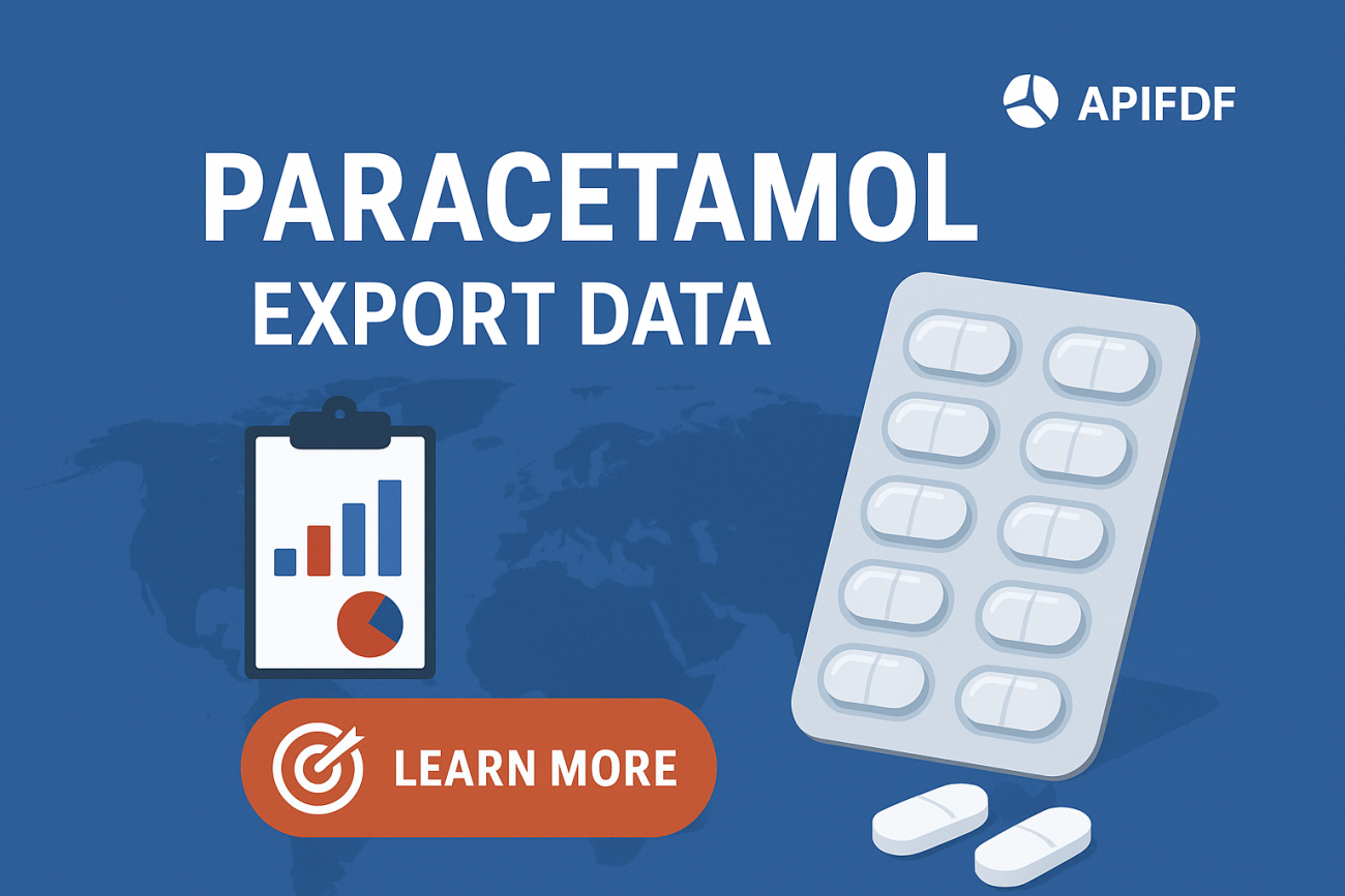 Paracetamol export data promotional image