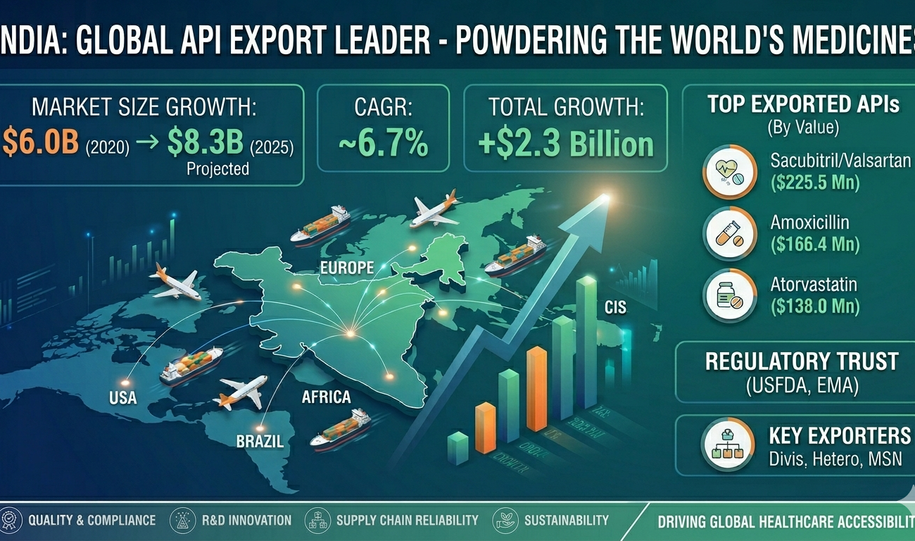 India API Export Market 2020–2025: The Ultimate Industry Analysis